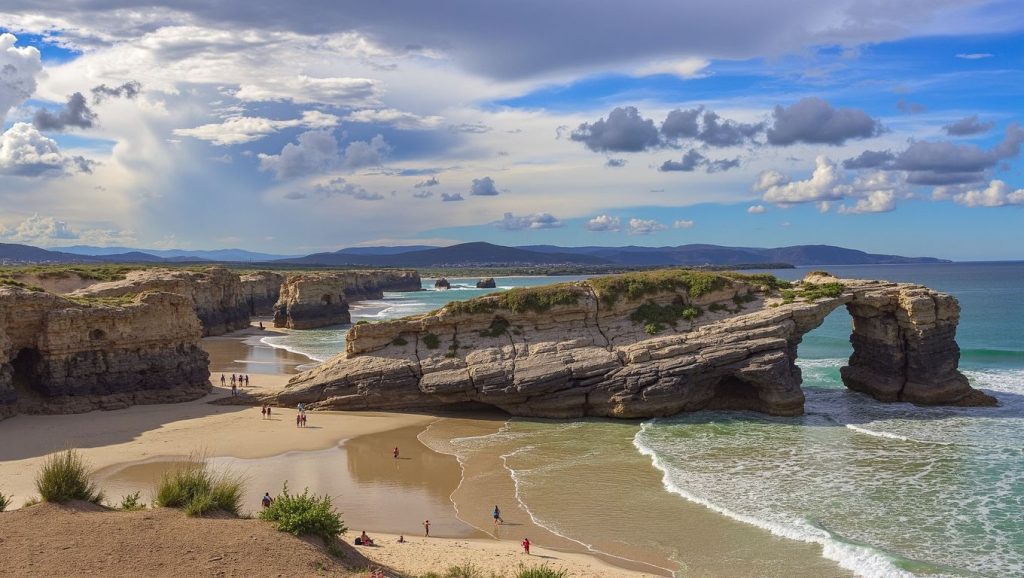 Panorámica de Praia do Cargadoiro, Asturias