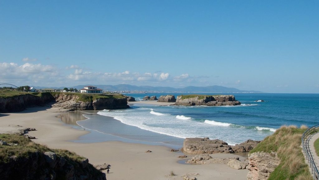 Aguas de Praia do Cargadoiro en Ribadeo (Asturias)