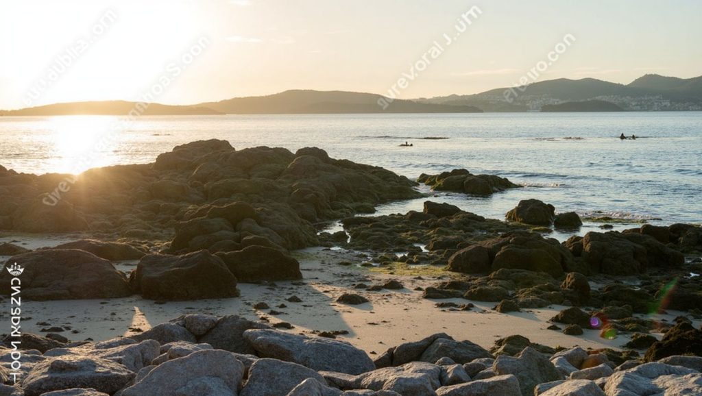 Panorámica de Praia do Carril, Pontevedra