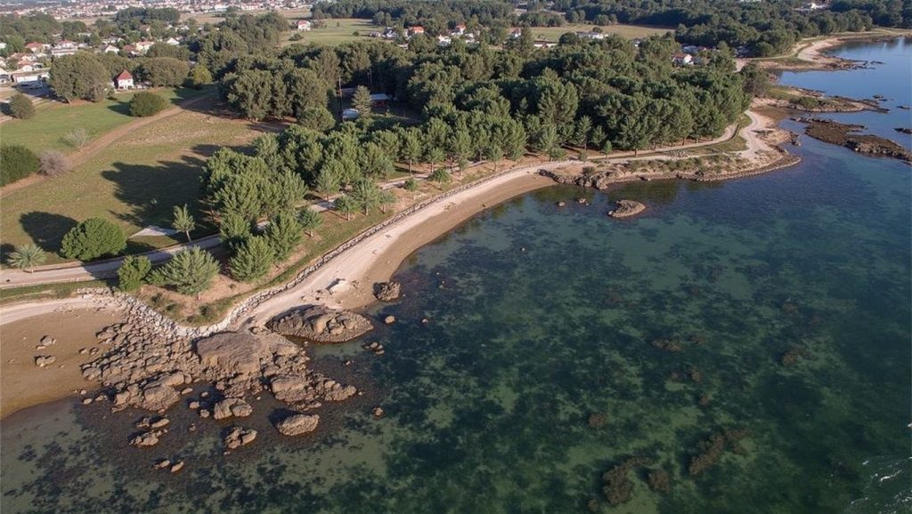 Panorámica de Praia do Castelete, Pontevedra
