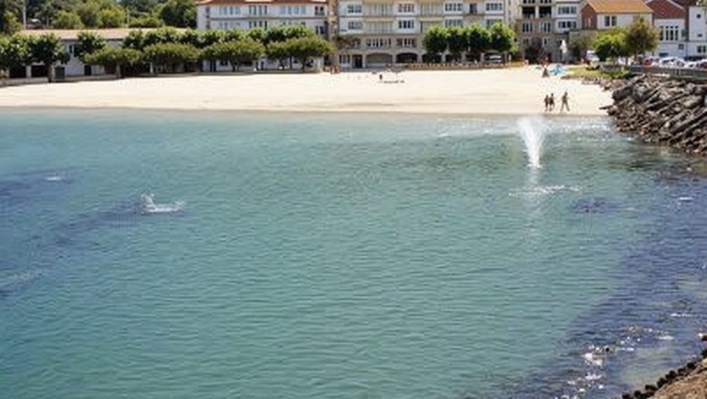 Panorámica de Praia do Castelo, A Coruña