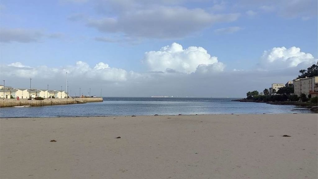 Entorno natural de Praia do Castelo en A Coruña