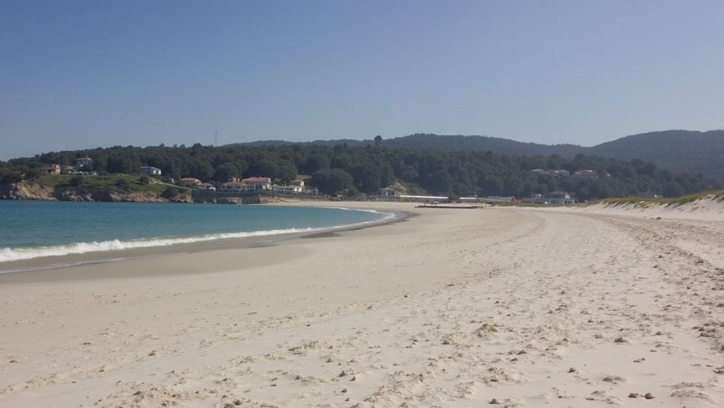 Panorámica de Praia do Castrillón, A Coruña