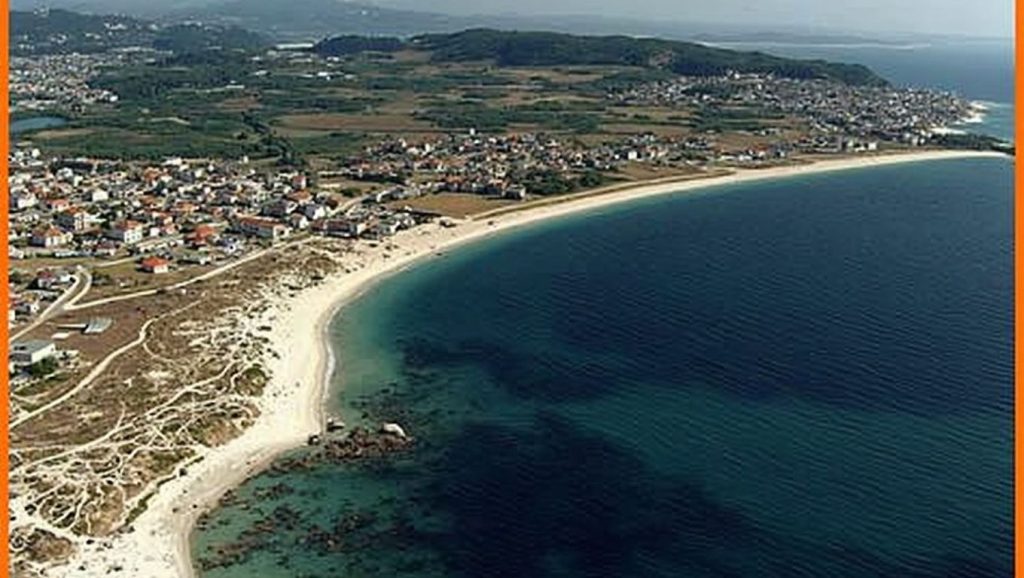Panorámica de Praia do Castro, Pontevedra