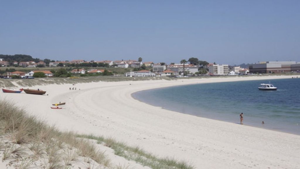 Entorno natural de Praia do Castro en Pontevedra
