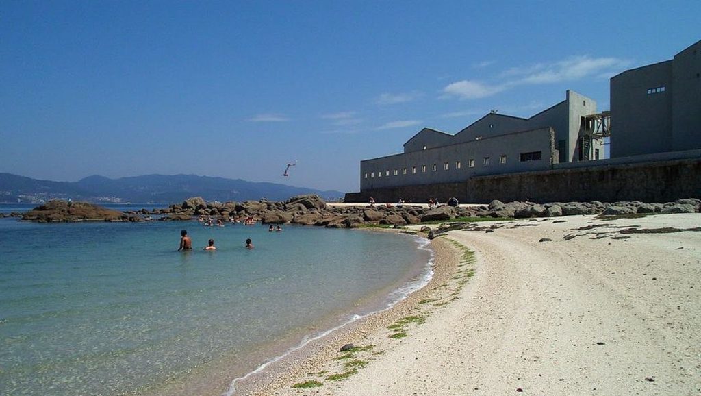 Panorámica de Praia do Cocho, Pontevedra