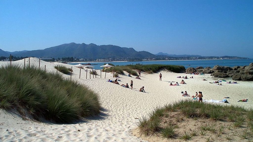 Entorno natural de Praia do Cocho en Pontevedra