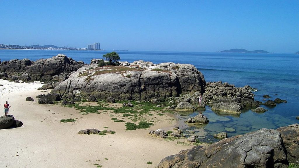 Aguas de Praia do Cocho das Dornas en Vigo (Pontevedra)
