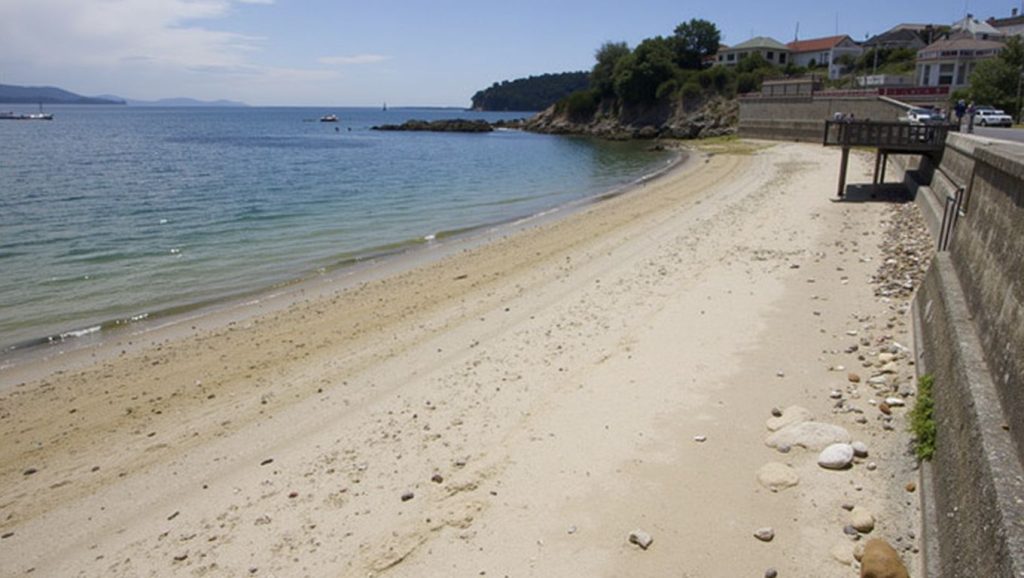 Praia do Con en Moaña (Pontevedra)