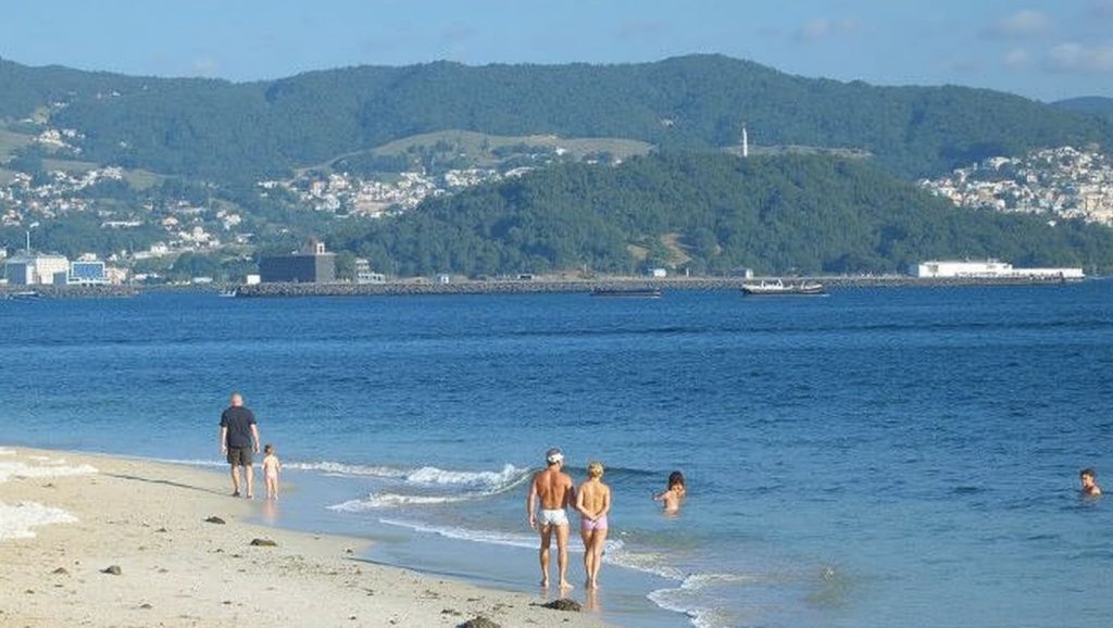 Arena de Praia do Con, Moaña (Pontevedra)