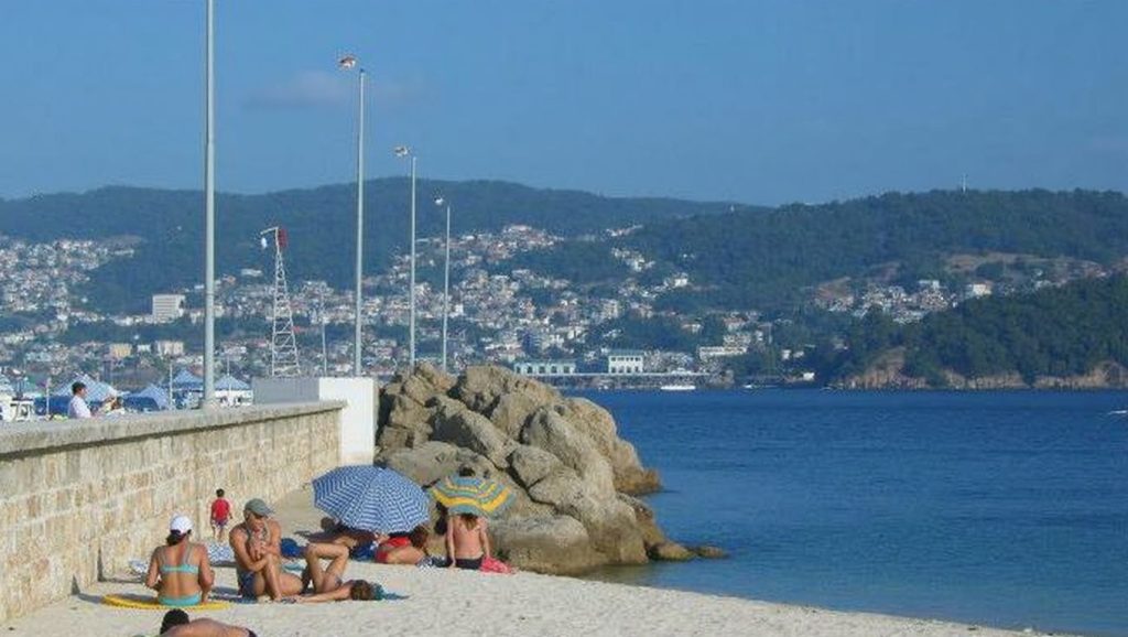 Entorno natural de Praia do Con en Pontevedra