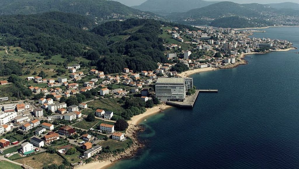 Vista de Praia do Conchido en Boiro, A Coruña