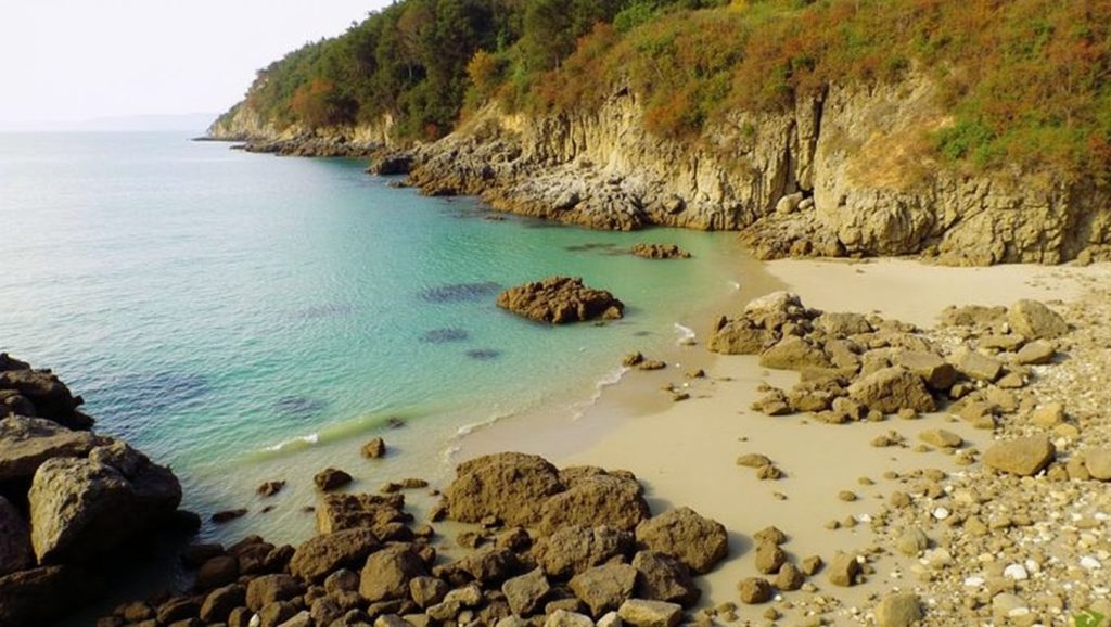 Praia do Corveiro en Fisterra (A Coruña)