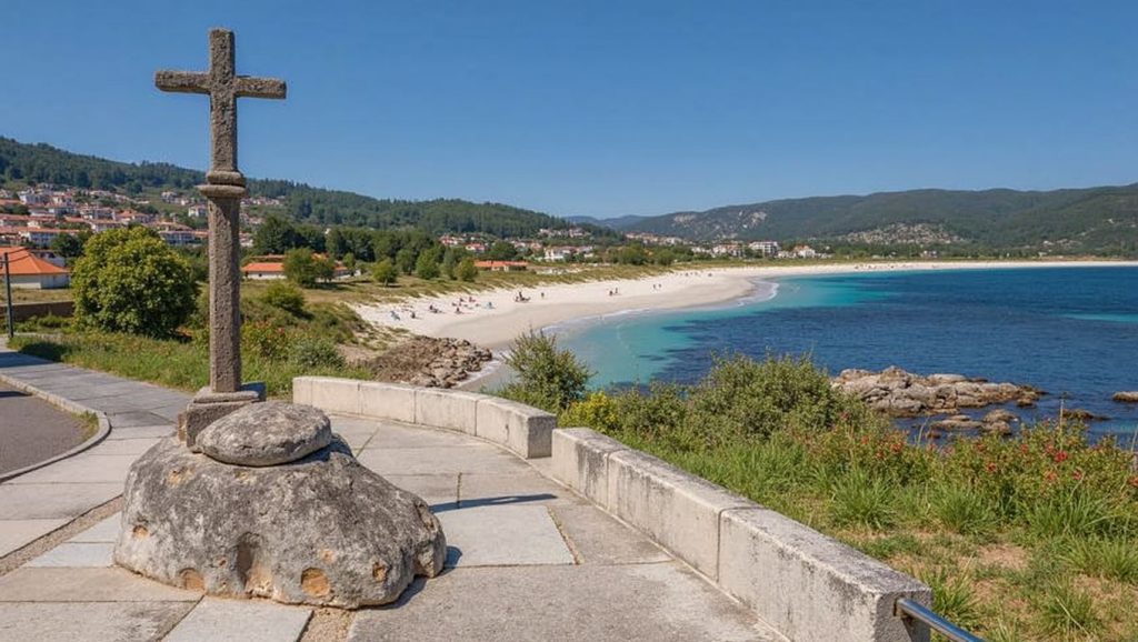 Aguas de Praia do Corveiro en Fisterra (A Coruña)