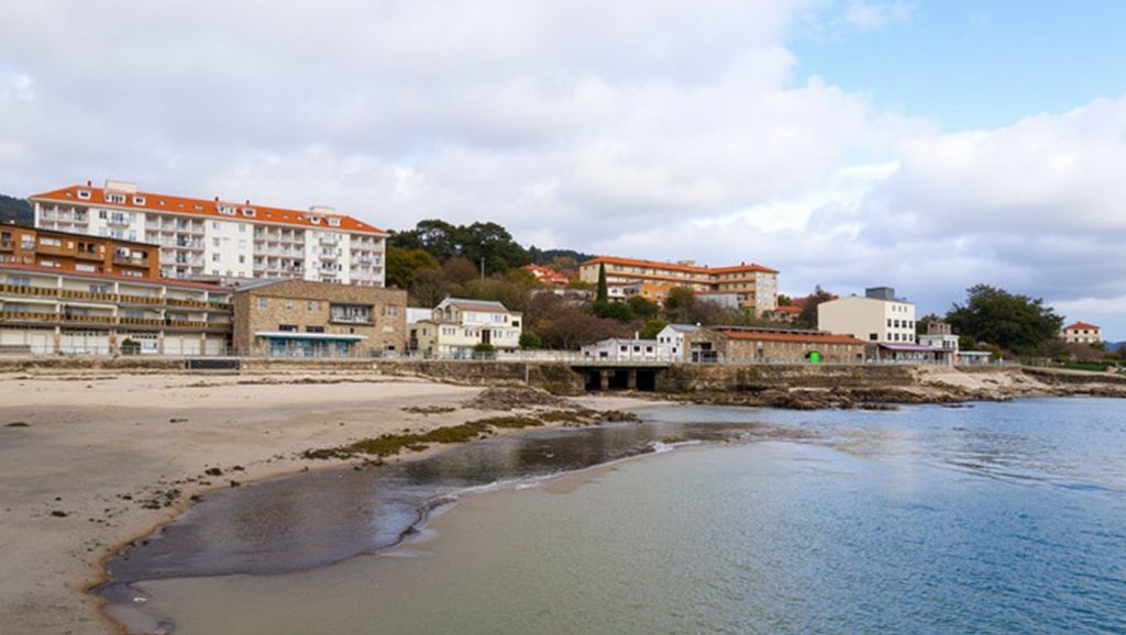 Entorno natural de Praia do Covelo en Pontevedra