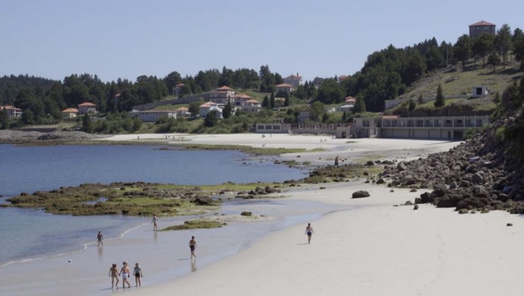 Playa do Cruceiro en Galicia, A Coruña