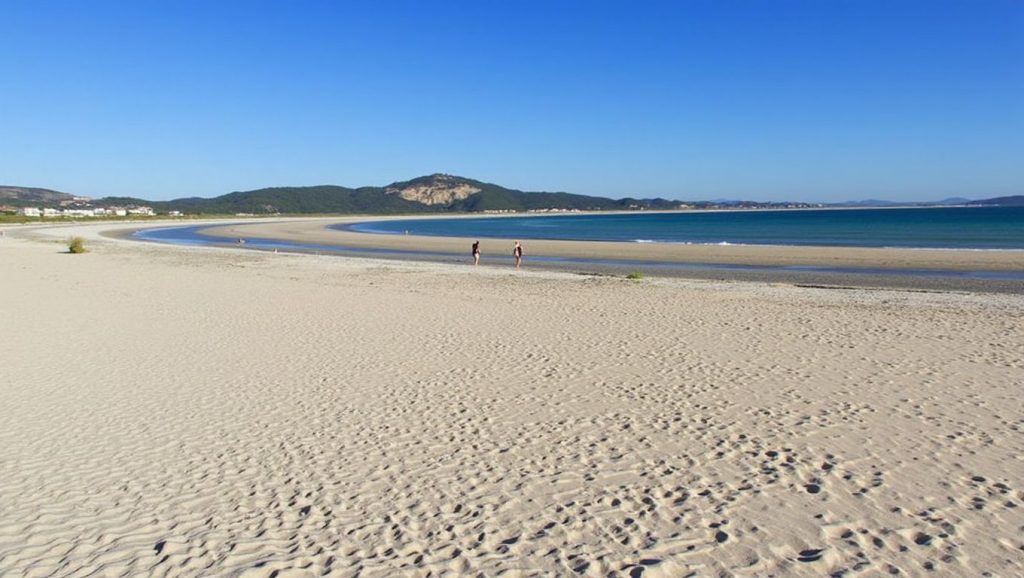 Acceso a Praia do Cruceiro desde el aparcamiento, Galicia