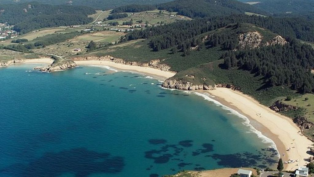 Panorámica de Praia do Eirón, Lugo