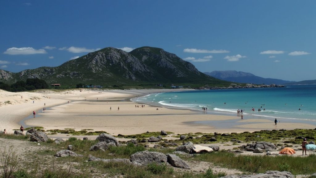 Vista del entorno de do Espadanal, Muros, A Coruña