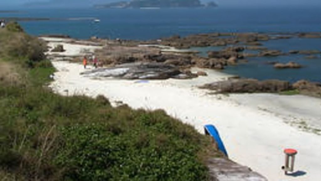 Aguas de Praia do Fechiño en Vigo (Pontevedra)