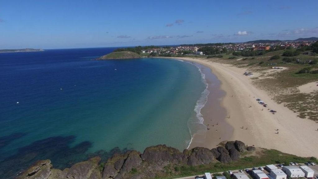 Panorámica de Praia do Fonteiro, Pontevedra