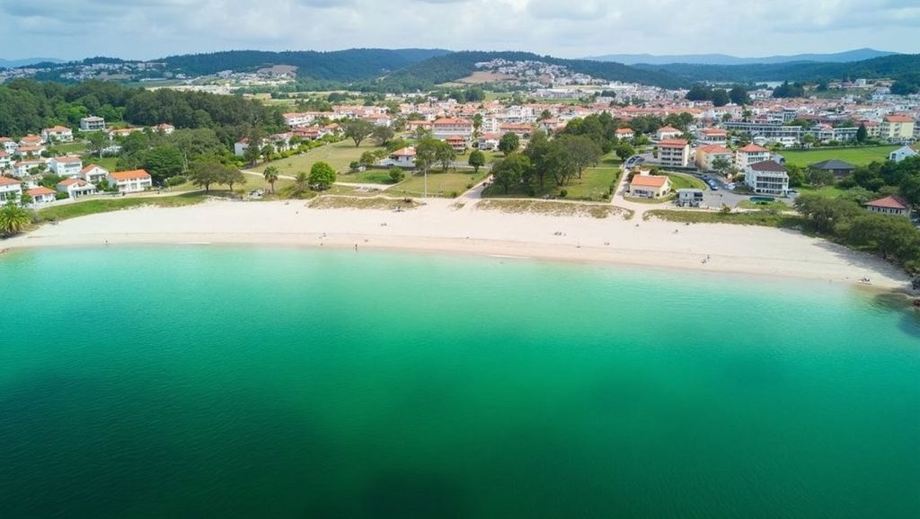 Entorno natural de Praia do Fonteiro en Pontevedra