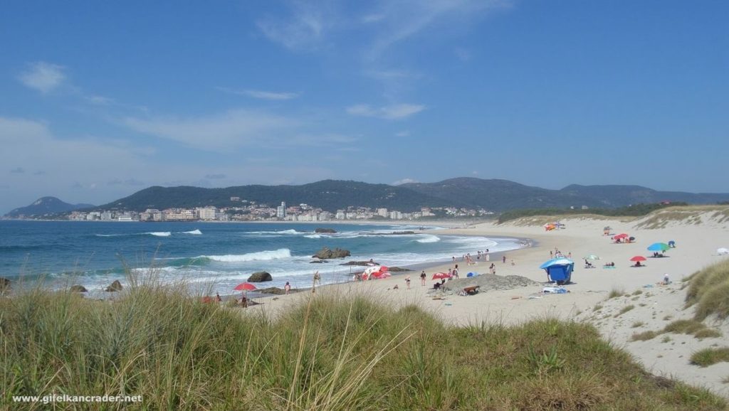 Costa de Praia do Forte do Cão en Caminha, Pontevedra