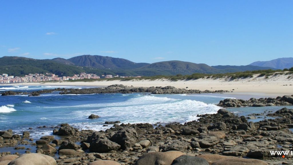 Arena de Praia do Forte do Cão, Caminha (Pontevedra)