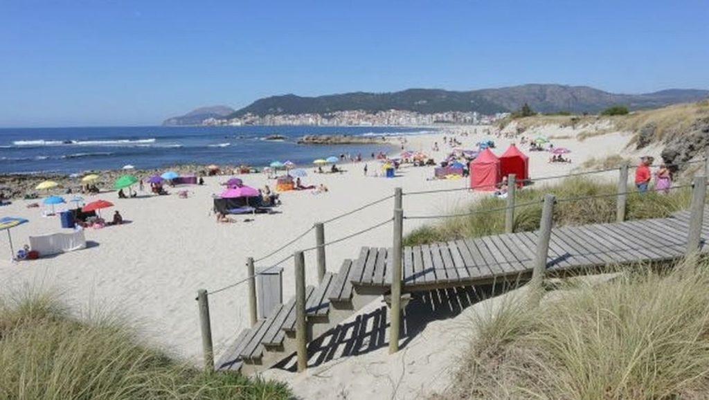 Entorno natural de Praia do Forte do Cão en Pontevedra