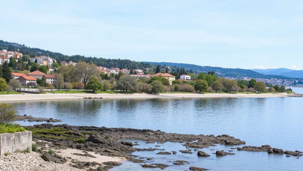 Arena de Praia do Laño, Poio (Pontevedra)