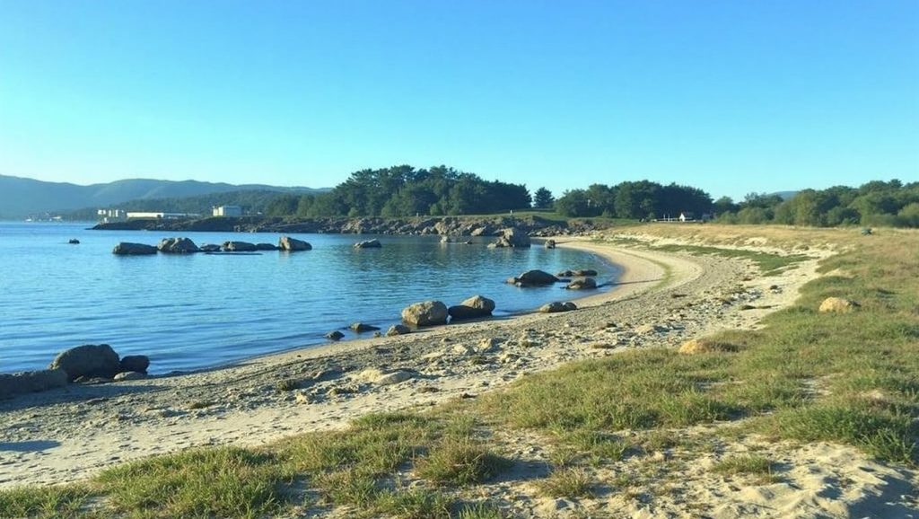 Panorámica de Praia do Mallón, Pontevedra