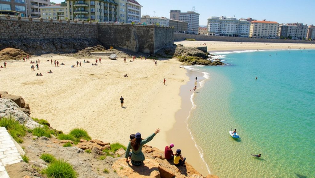 Praia do Matadoiro en A Coruña (A Coruña)