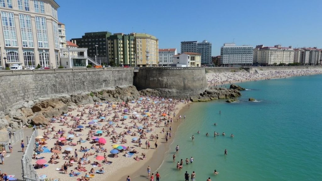 Entorno natural de Praia do Matadoiro en A Coruña