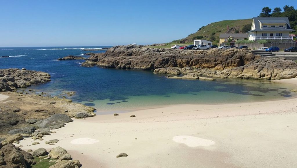 Panorámica de Praia do Muíño, Pontevedra