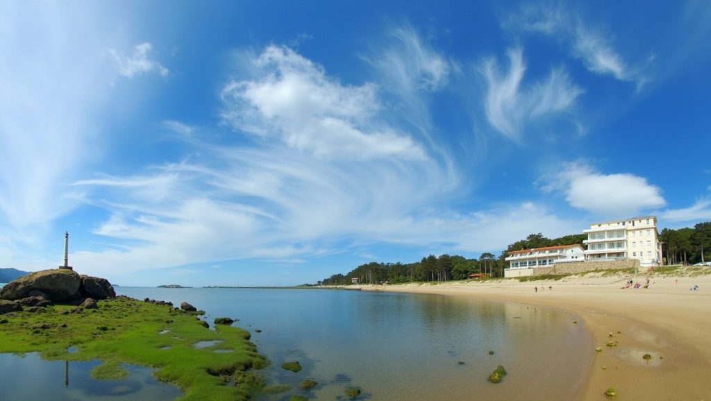 Entorno natural de Praia do Muíño en Pontevedra