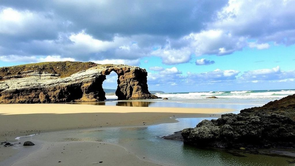 Panorámica de Praia do Norte, Pontevedra