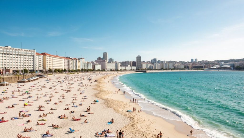 Arena de Praia do Orzán, Galicia (A Coruña)