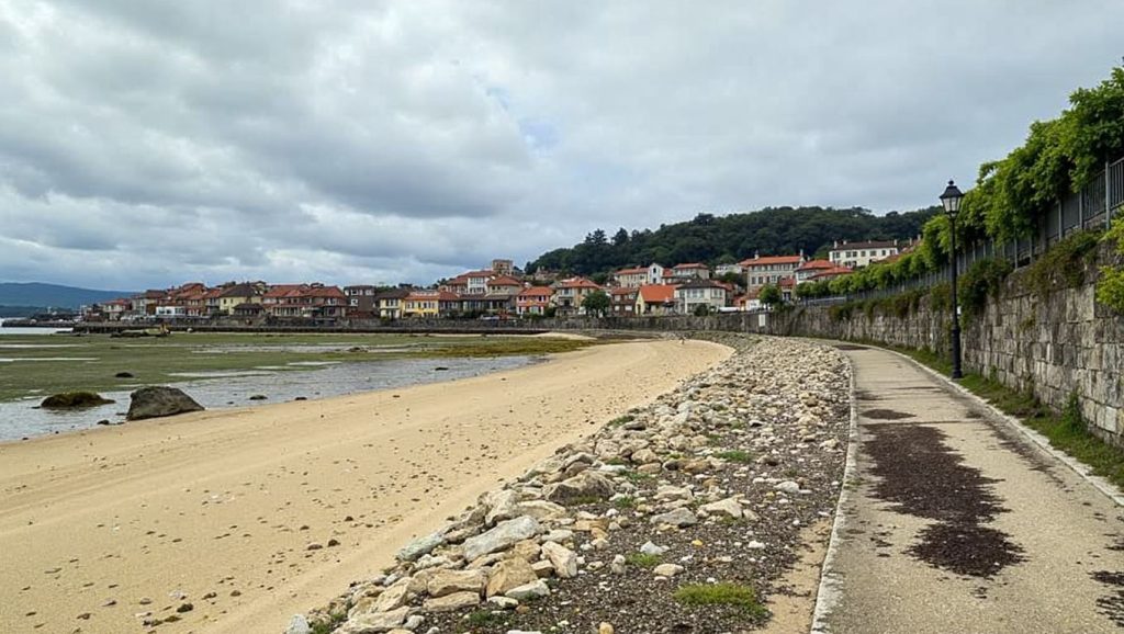 Praia do Padrón en Poio (Pontevedra)