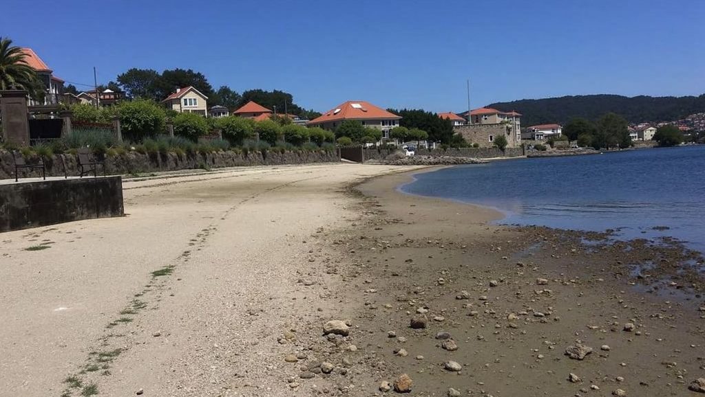 Panorámica de Praia do Padrón, Pontevedra