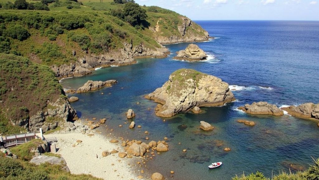 Praia do Peiral en Cariño (A Coruña)