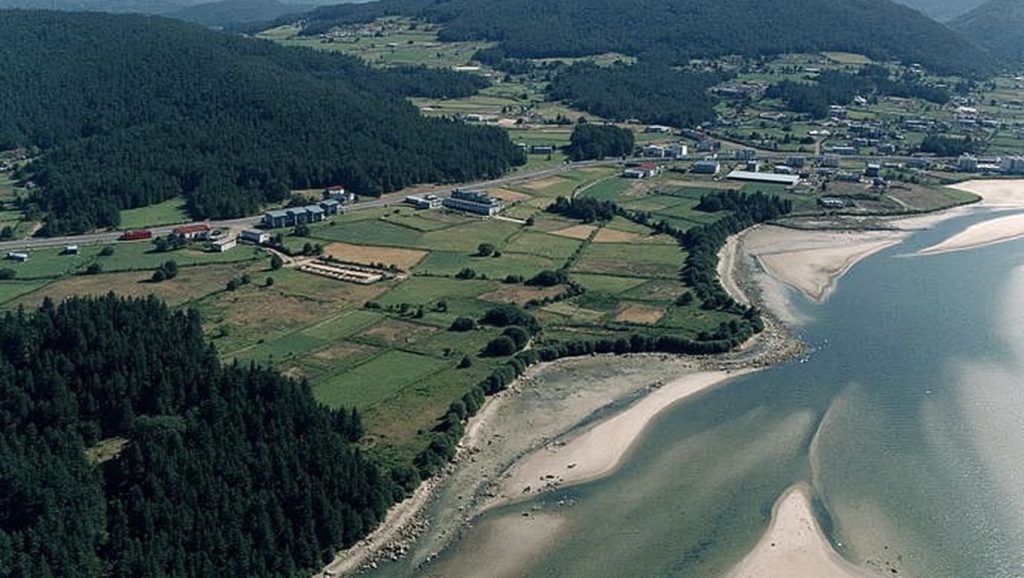 Panorámica de Praia do Pendón, A Coruña