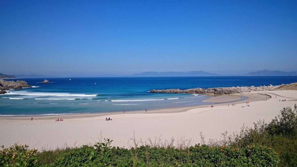 Praia do Penoural en Burela (Lugo)