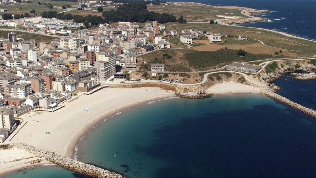 Aguas de Praia do Penoural en Burela (Lugo)