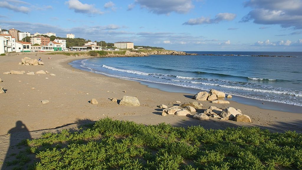 Arena de Praia do Penoural, Burela (Lugo)