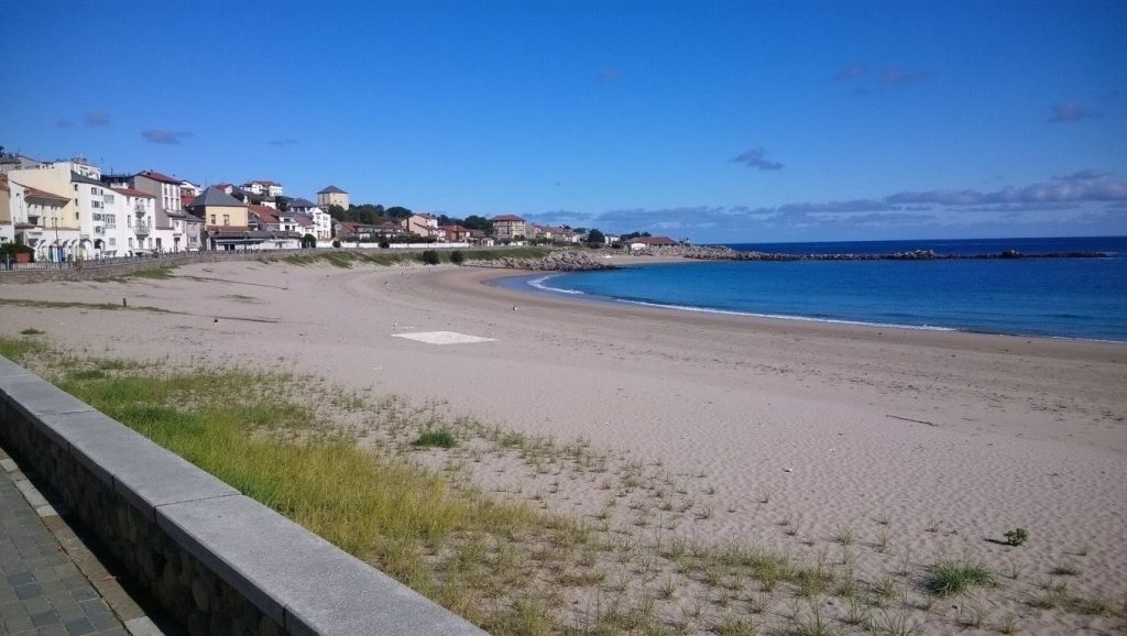 Entorno natural de Praia do Penoural en Lugo