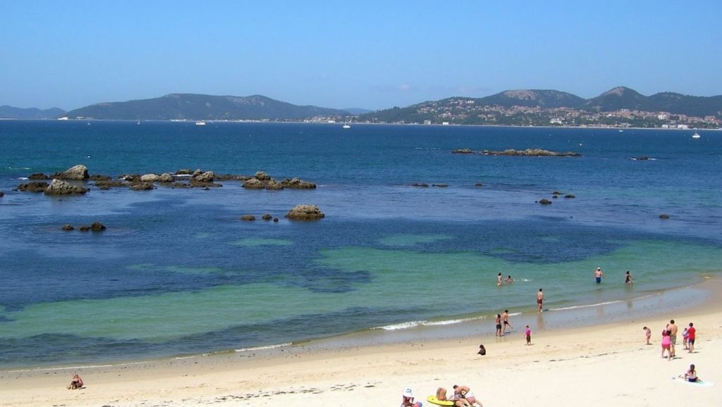 Panorámica de Praia do Pilón, Pontevedra