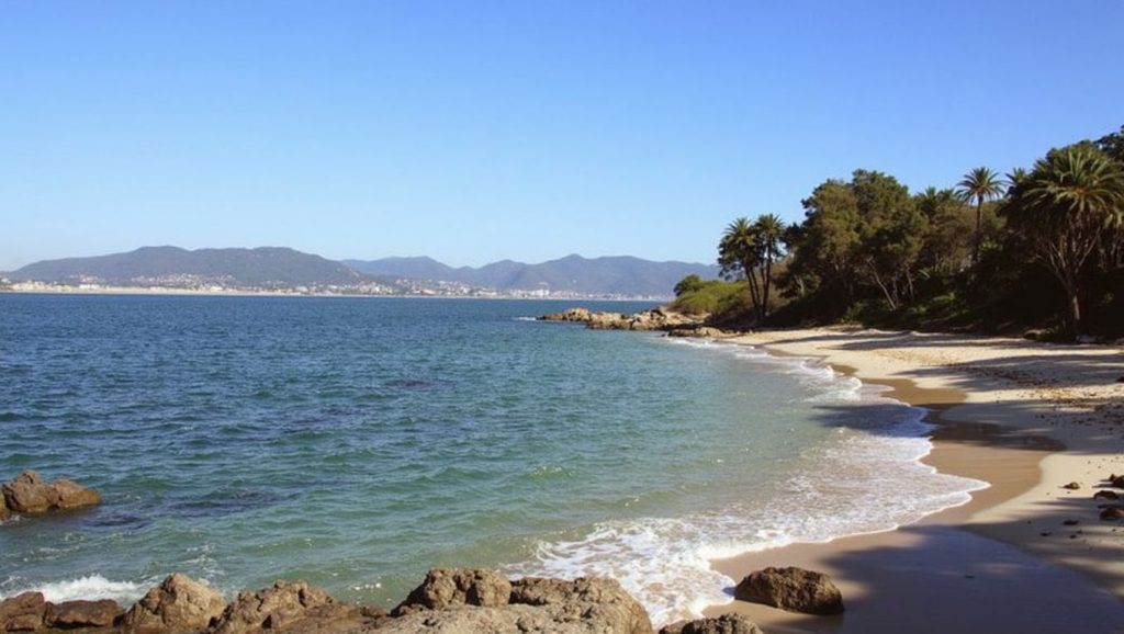 Aguas de Praia do Pincho do Gato en Vigo (Pontevedra)