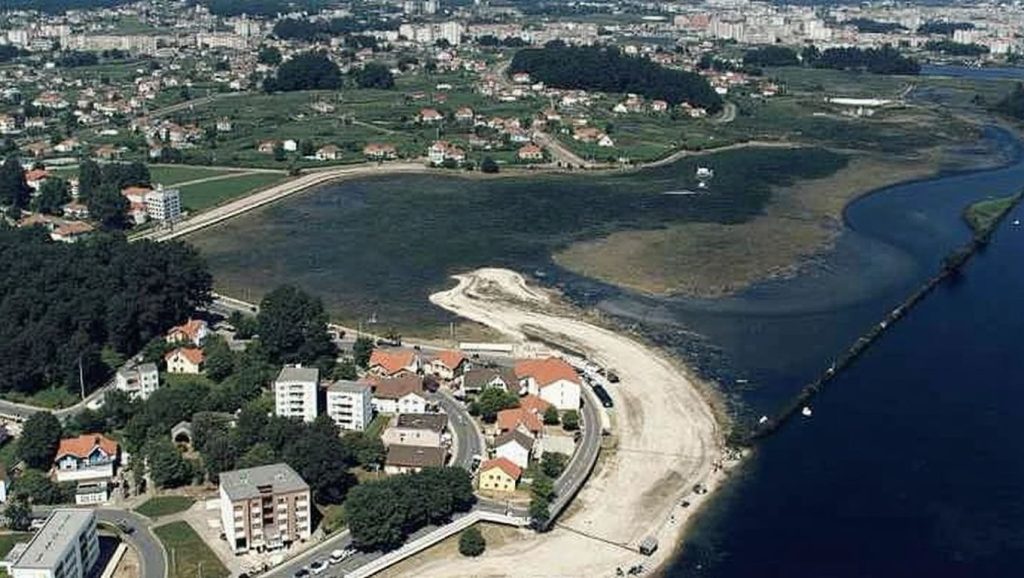 Aguas de Praia do Polvorín en Poio (Pontevedra)