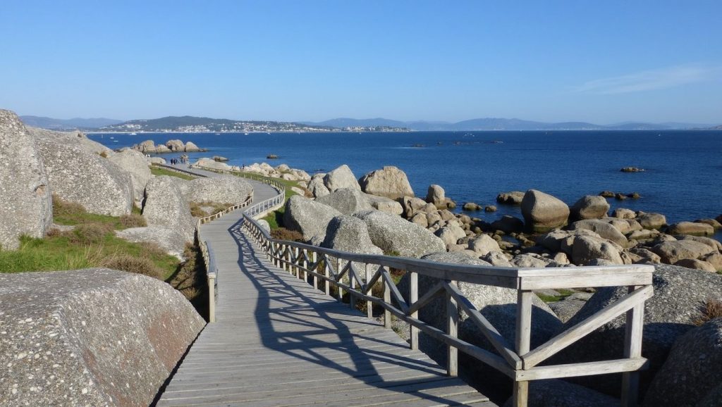 Arena de Praia do Porto de Meloxo, O Grove (Pontevedra)