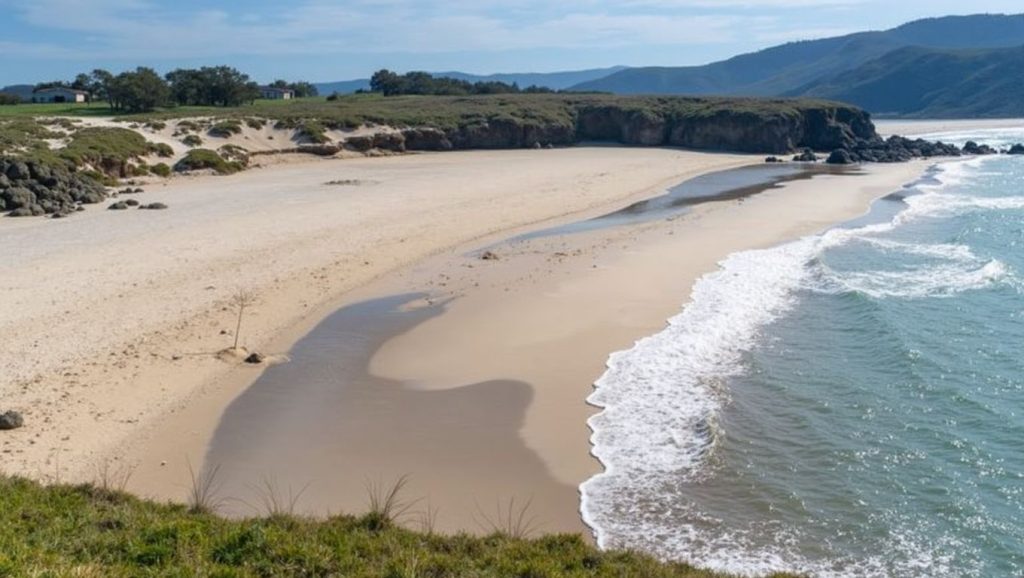 Entorno natural de Praia do Porto Vello en A Coruña